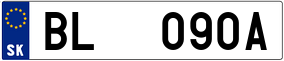 Truck License Plate